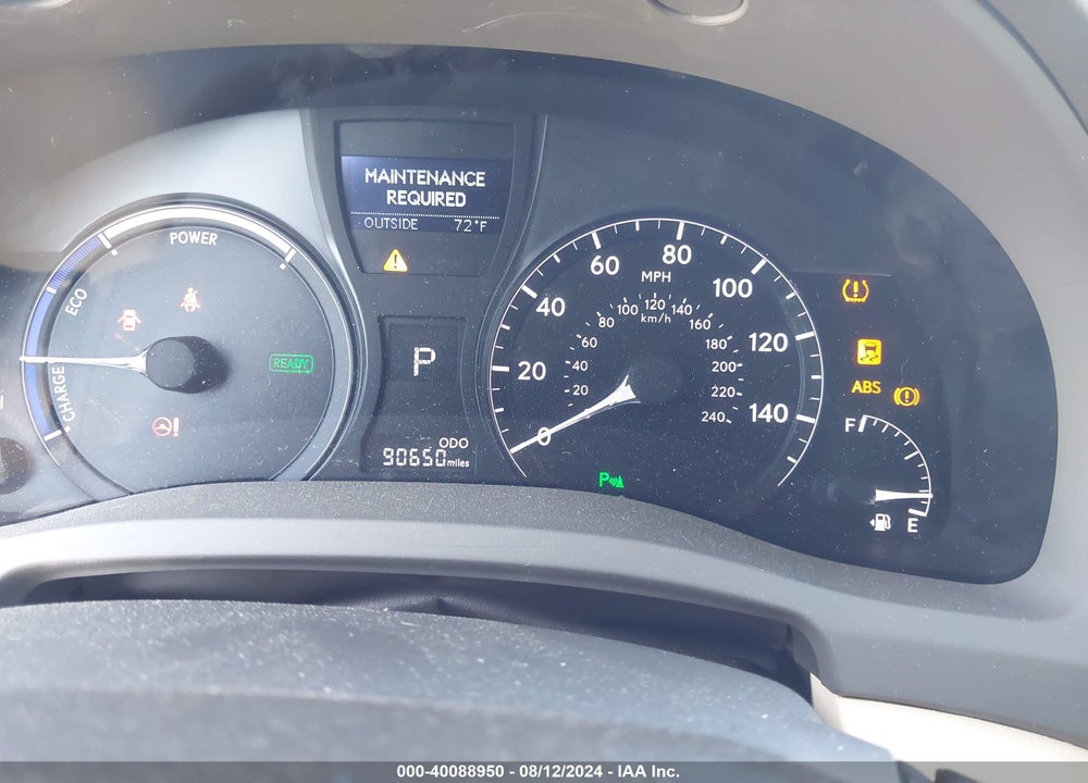 2013 LEXUS RX 450H VIN: JTJZB1BA2D2008363