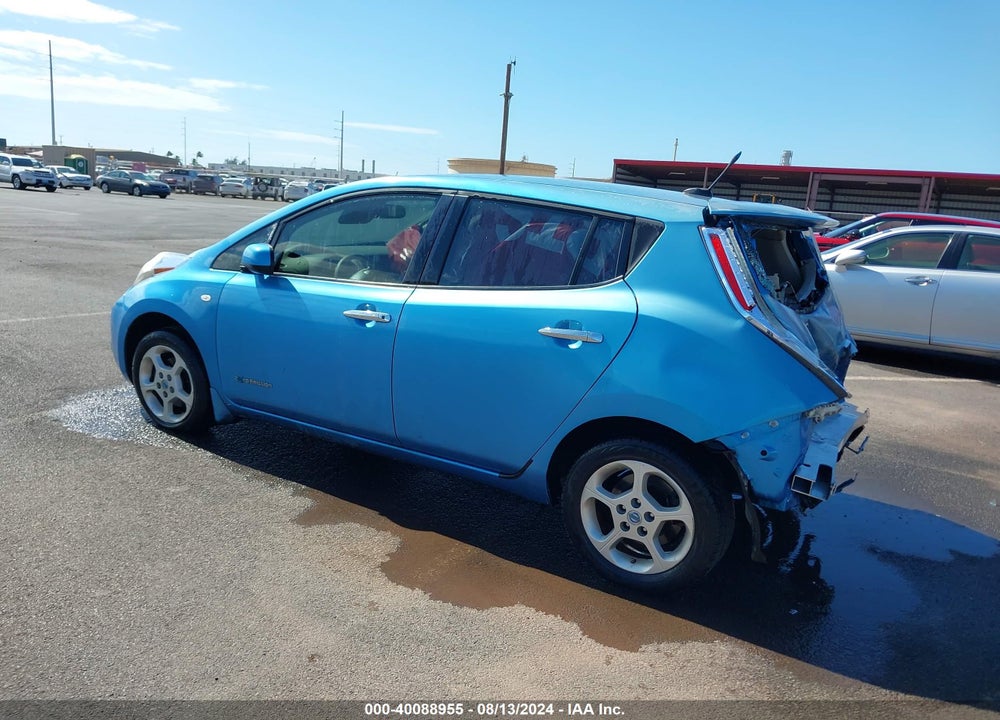 2012 NISSAN LEAF SL VIN: JN1AZ0CP8CT020196