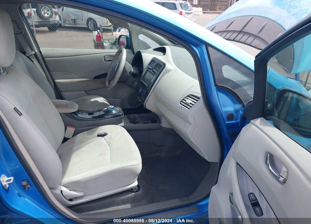 2012 NISSAN LEAF SL VIN: JN1AZ0CP8CT020196