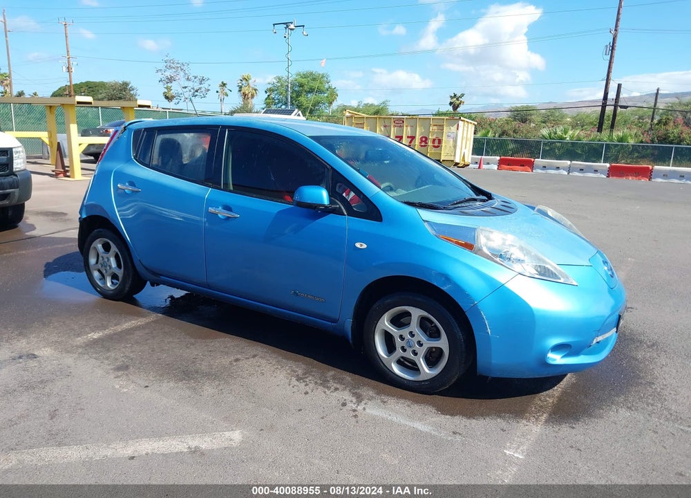 2012 NISSAN LEAF SL VIN: JN1AZ0CP8CT020196