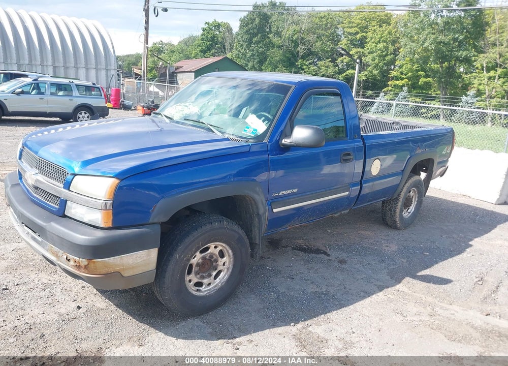 2003 CHEVROLET SILVERADO 2500HD LS VIN: 1GCHK24U33E370310