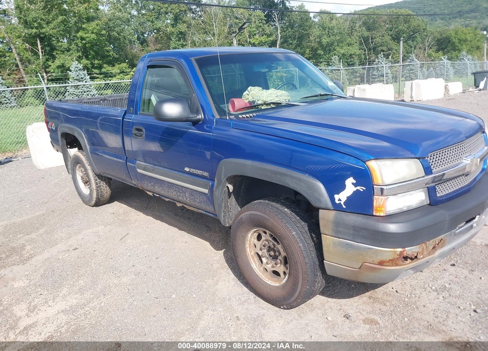 2003 CHEVROLET SILVERADO 2500HD LS VIN: 1GCHK24U33E370310