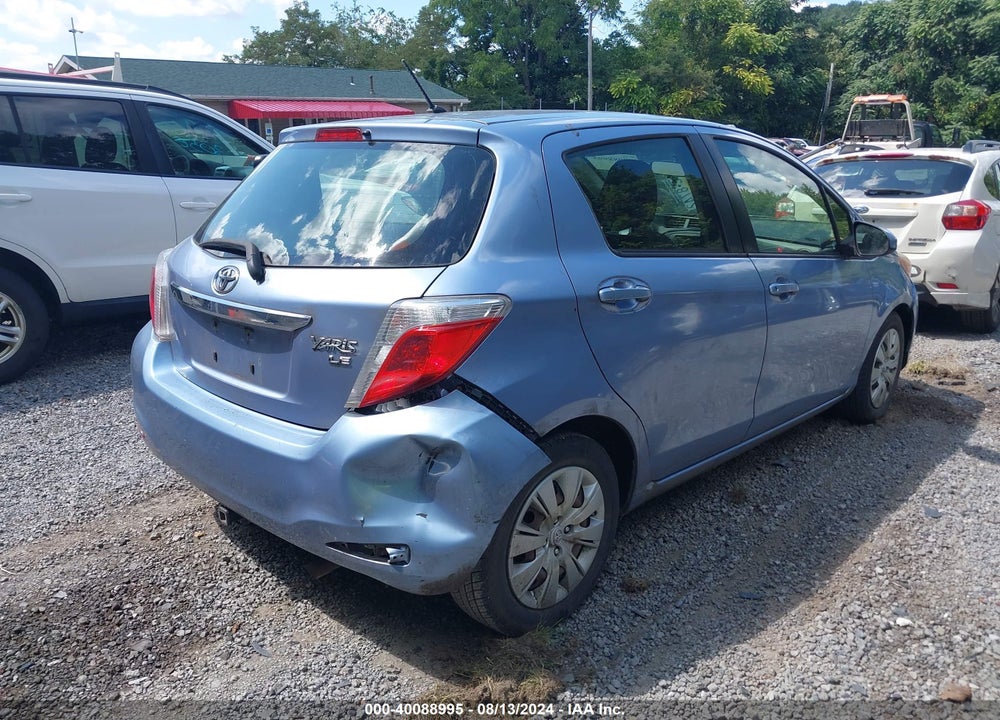 2013 TOYOTA YARIS LE VIN: JTDKTUD32DD570169
