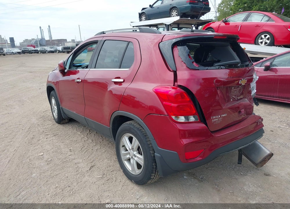 2018 CHEVROLET TRAX LT VIN: 3GNCJPSB5JL279863