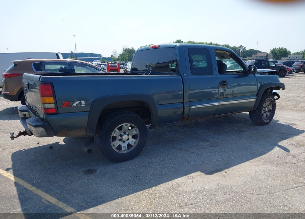 2006 GMC SIERRA 1500 SLE2 VIN: 1GTEK19B16Z195962