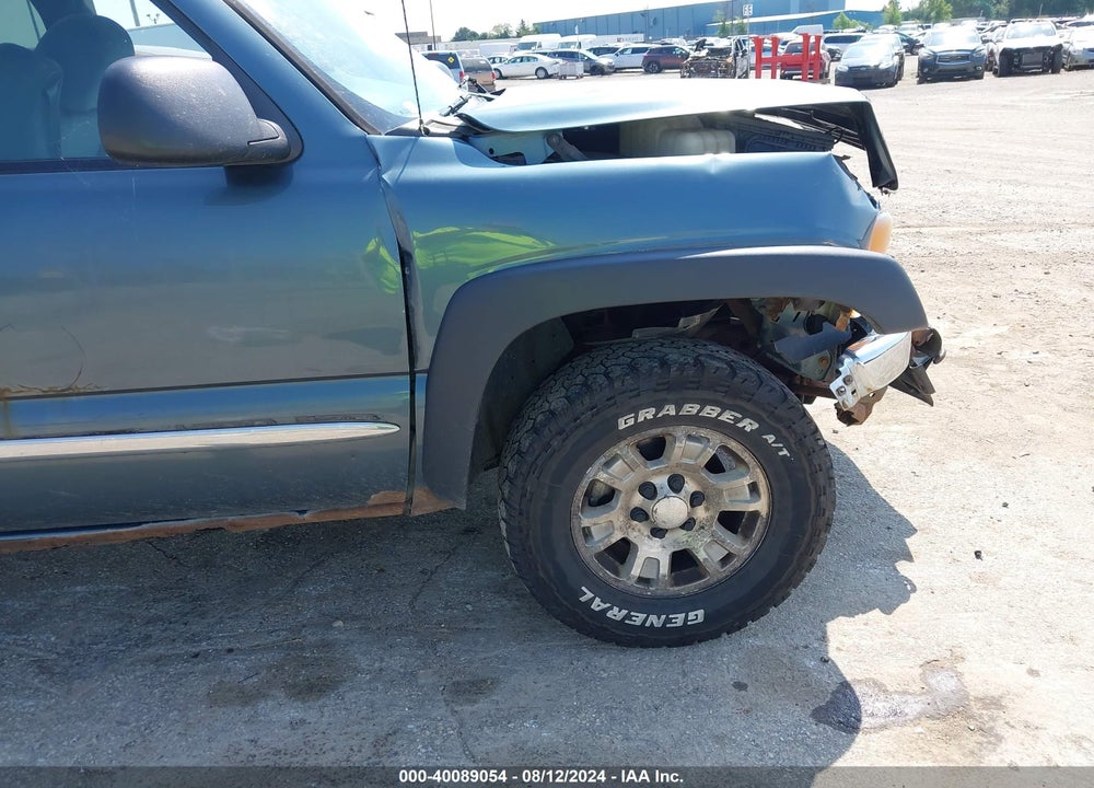 2006 GMC SIERRA 1500 SLE2 VIN: 1GTEK19B16Z195962