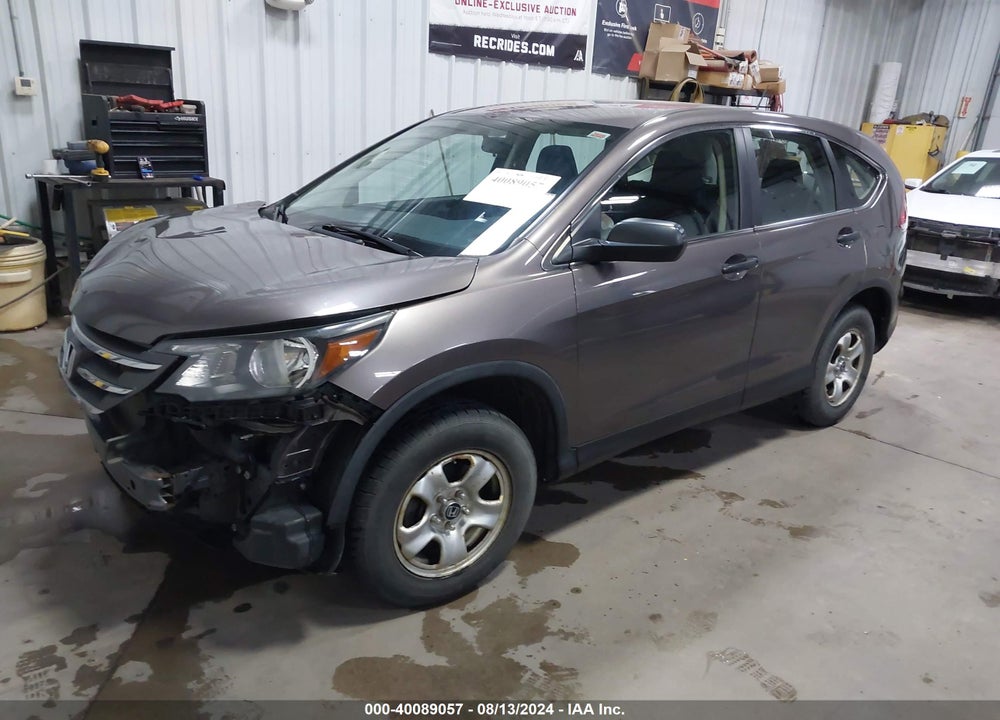 2013 HONDA CR-V LX VIN: 3CZRM3H38DG712621