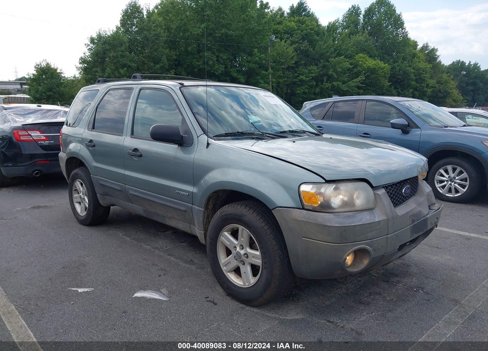 2006 FORD ESCAPE HYBRID VIN: 1FMCU96H96KA20680