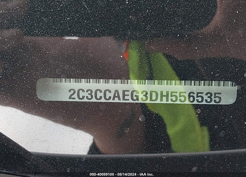 2013 CHRYSLER 300C VIN: 2C3CCAEG3DH556535