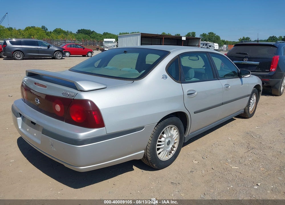 2000 CHEVROLET IMPALA VIN: 2G1WF55K9Y9126268