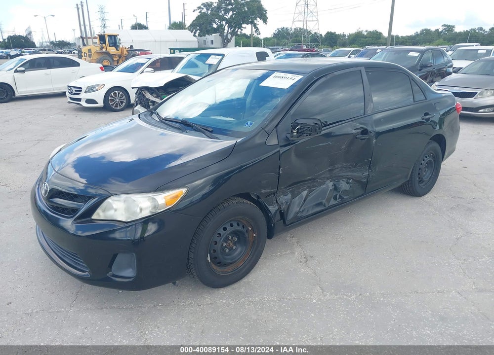 2011 TOYOTA COROLLA LE VIN: 2T1BU4EE7BC687124