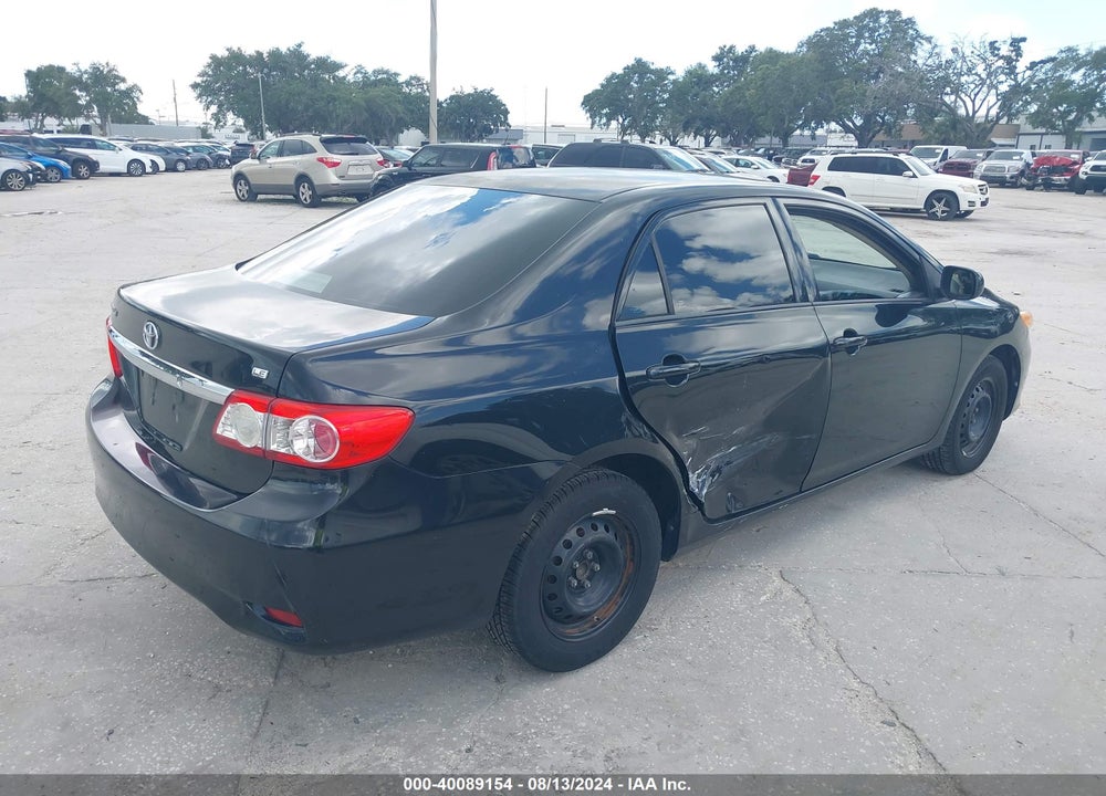 2011 TOYOTA COROLLA LE VIN: 2T1BU4EE7BC687124