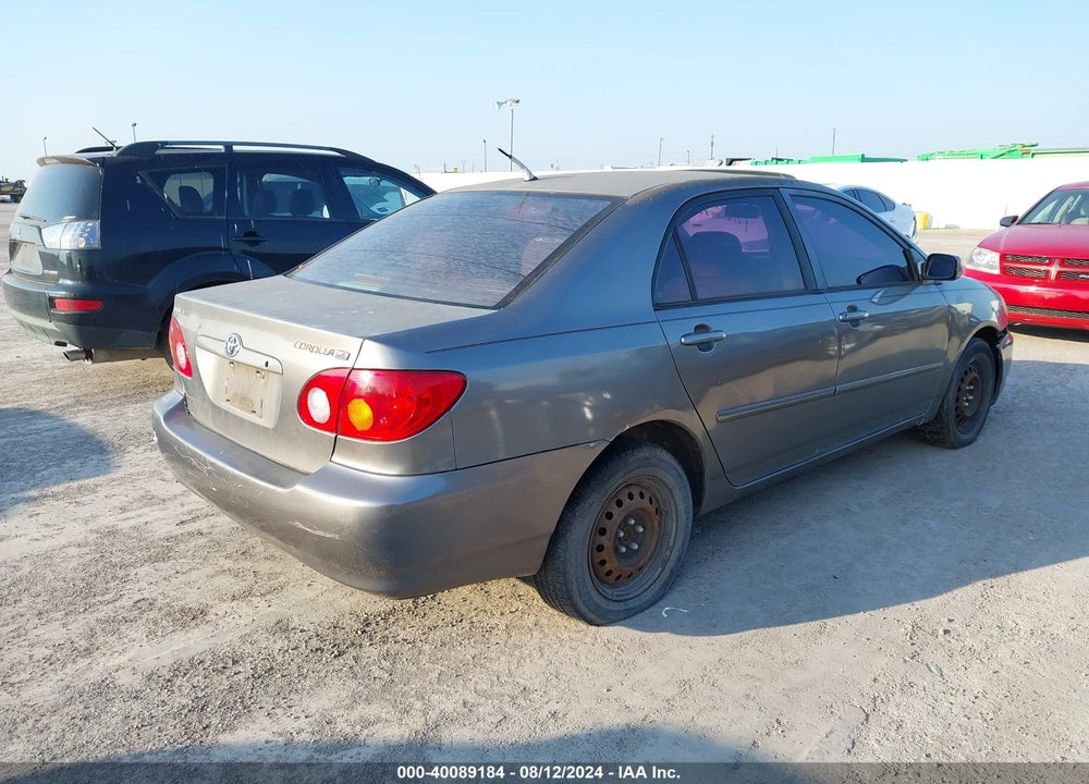 2004 TOYOTA COROLLA LE VIN: 1NXBR32E44Z283392
