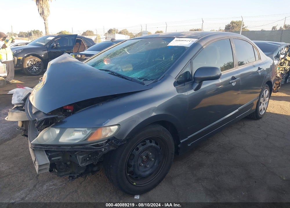 2009 HONDA CIVIC LX VIN: 2HGFA16569H322779
