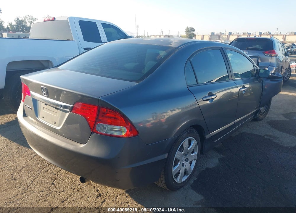 2009 HONDA CIVIC LX VIN: 2HGFA16569H322779