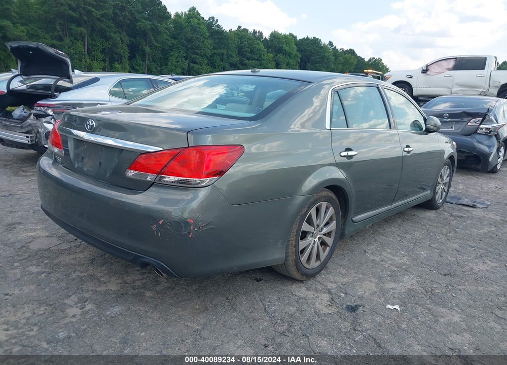 2011 TOYOTA AVALON LIMITED VIN: 4T1BK3DB9BU375232