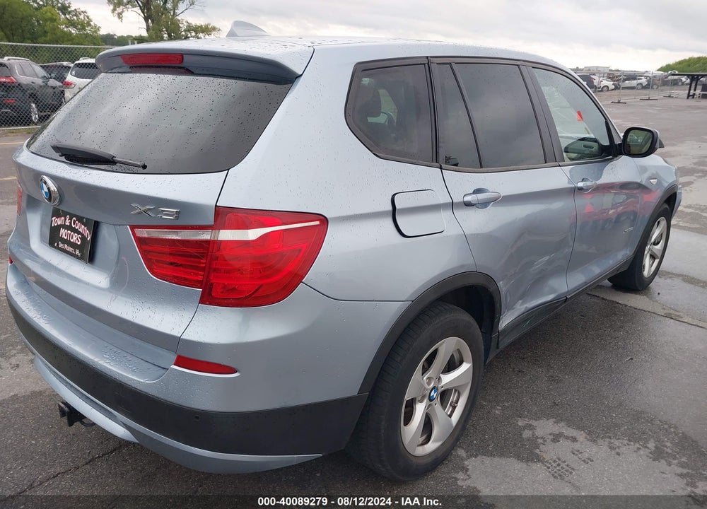 2011 BMW X3 XDRIVE28I VIN: 5UXWX5C54BL705135