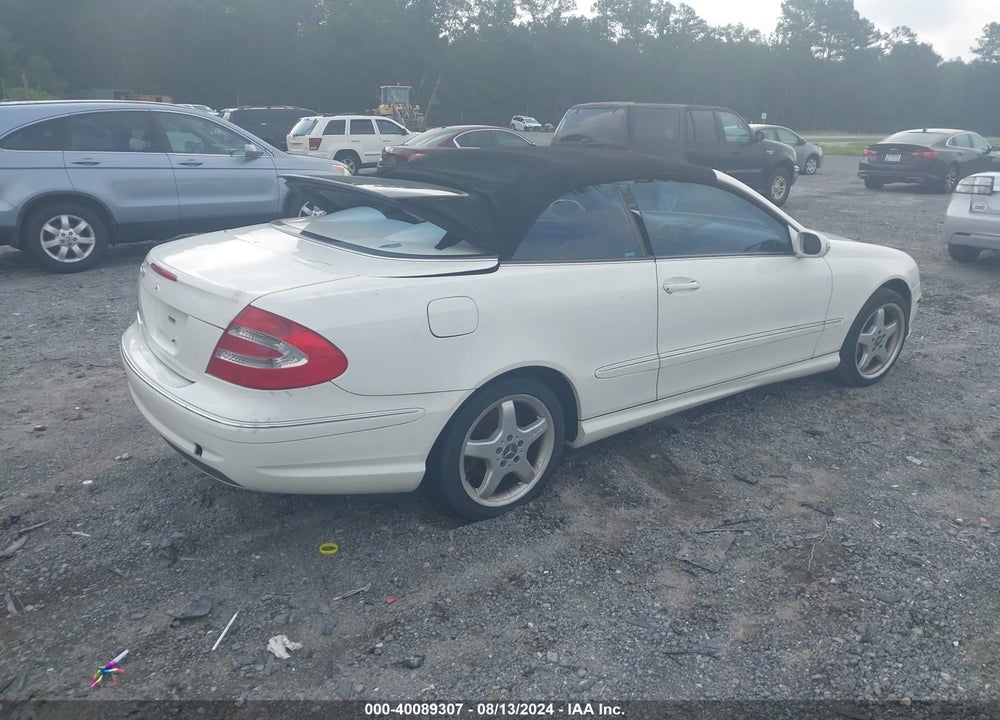 2004 MERCEDES-BENZ CLK 500 VIN: WDBTK75G44T028084