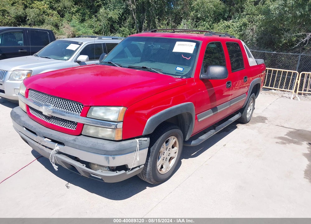 2004 CHEVROLET AVALANCHE 1500 VIN: 3GNEC12T54G308865