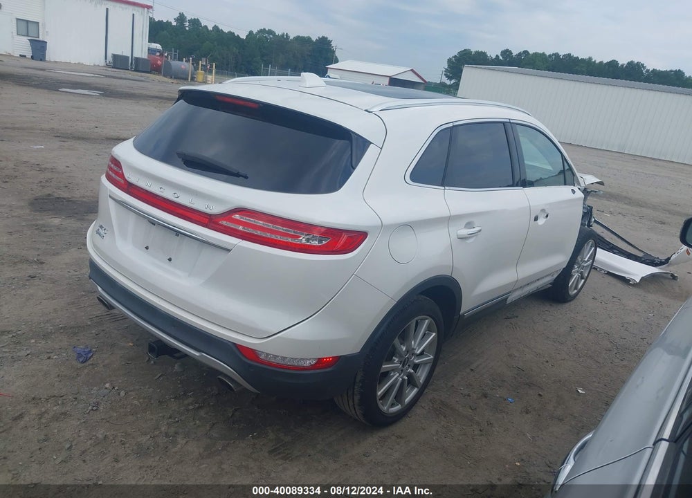 2019 LINCOLN MKC RESERVE VIN: 5LMCJ3C91KUL39781