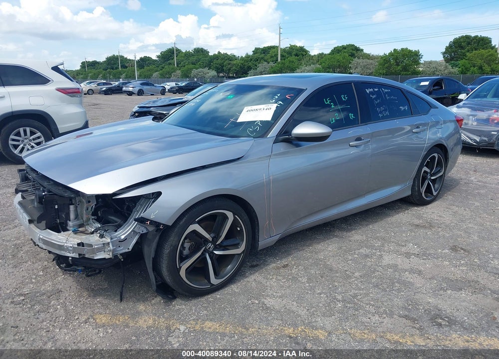 2019 HONDA ACCORD SPORT 2.0T VIN: 1HGCV2F33KA001699