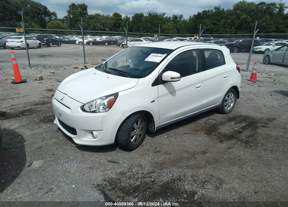 2015 MITSUBISHI MIRAGE ES VIN: ML32A4HJ8FH053858