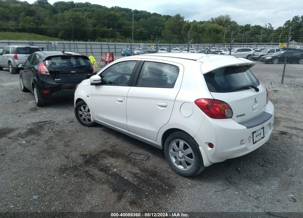 2015 MITSUBISHI MIRAGE ES VIN: ML32A4HJ8FH053858