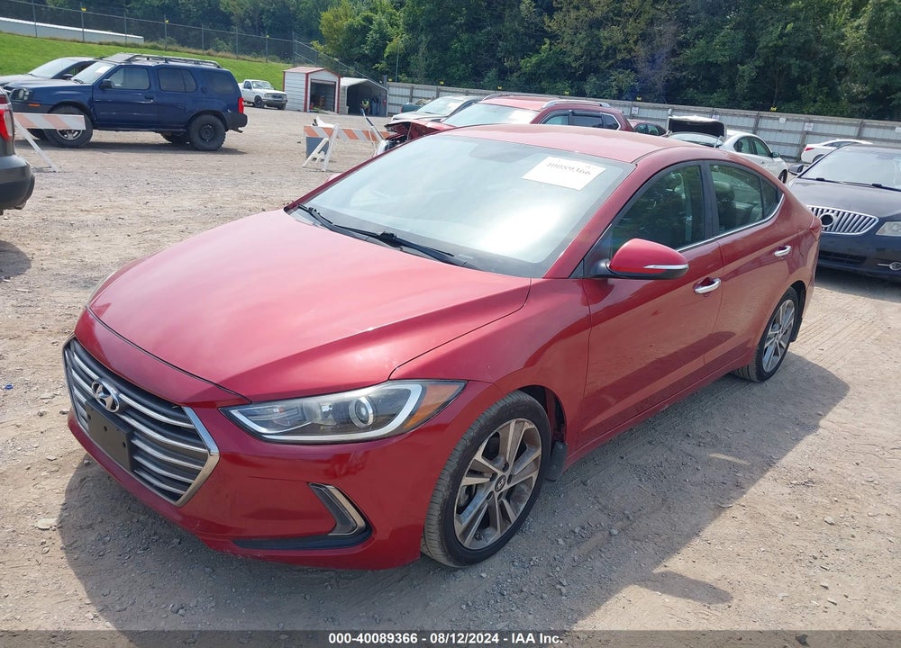 2017 HYUNDAI ELANTRA LIMITED VIN: KMHD84LF1HU333826