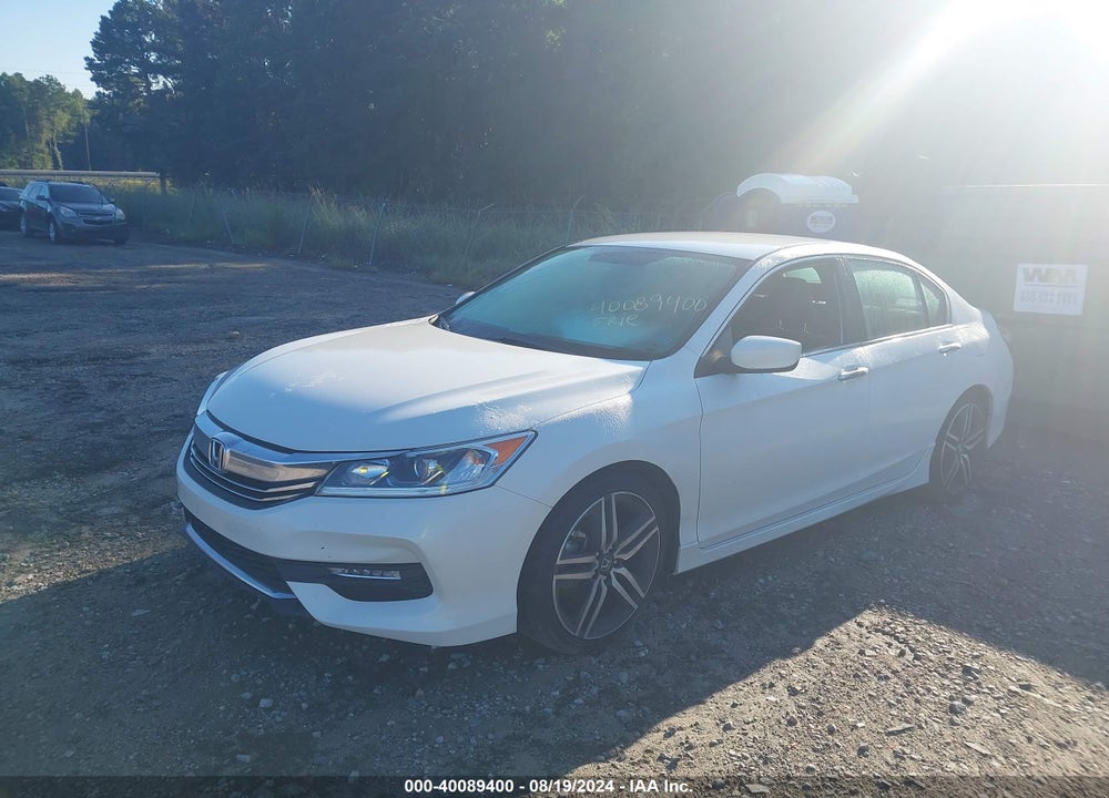 2016 HONDA ACCORD SPORT VIN: 1HGCR2F50GA191829