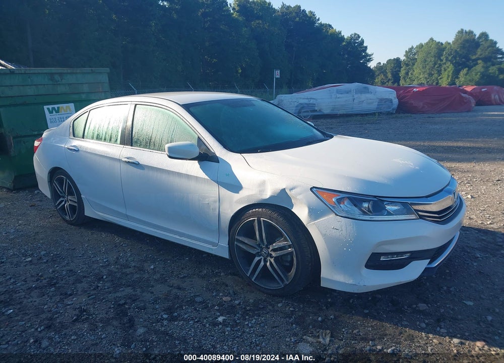 2016 HONDA ACCORD SPORT VIN: 1HGCR2F50GA191829