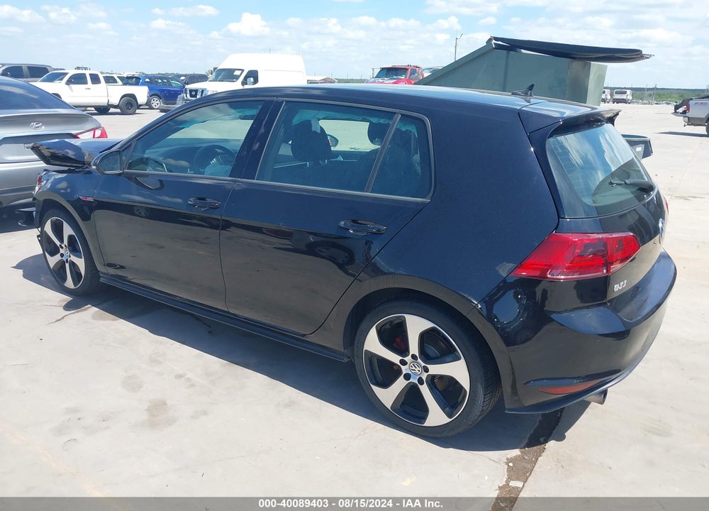 2017 VOLKSWAGEN GOLF GTI AUTOBAHN 4-DOOR/S 4-DOOR/SE 4-DOOR/SPORT 4-DOOR VIN: 3VW4T7AU7HM065954
