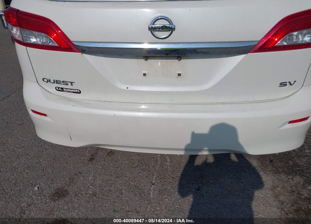 2015 NISSAN QUEST PLATINUM/S/SL/SV VIN: JN8AE2KP0F9128663