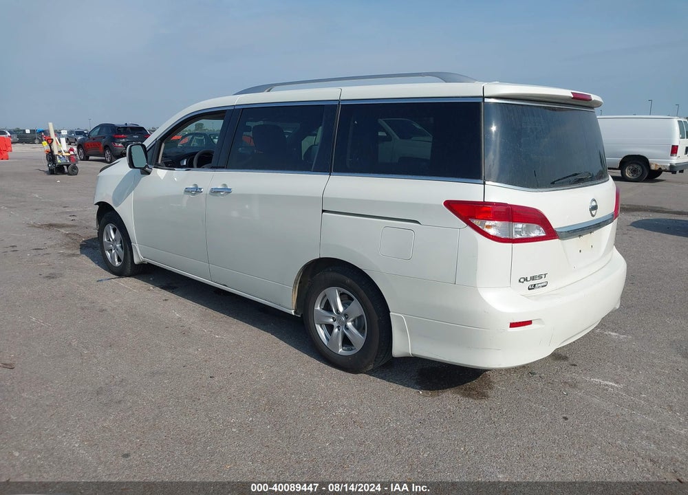 2015 NISSAN QUEST PLATINUM/S/SL/SV VIN: JN8AE2KP0F9128663