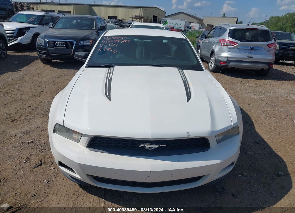 2012 FORD MUSTANG V6 PREMIUM VIN: 1ZVBP8AM7C5211124