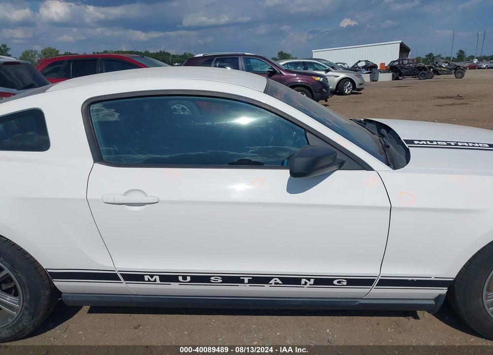 2012 FORD MUSTANG V6 PREMIUM VIN: 1ZVBP8AM7C5211124