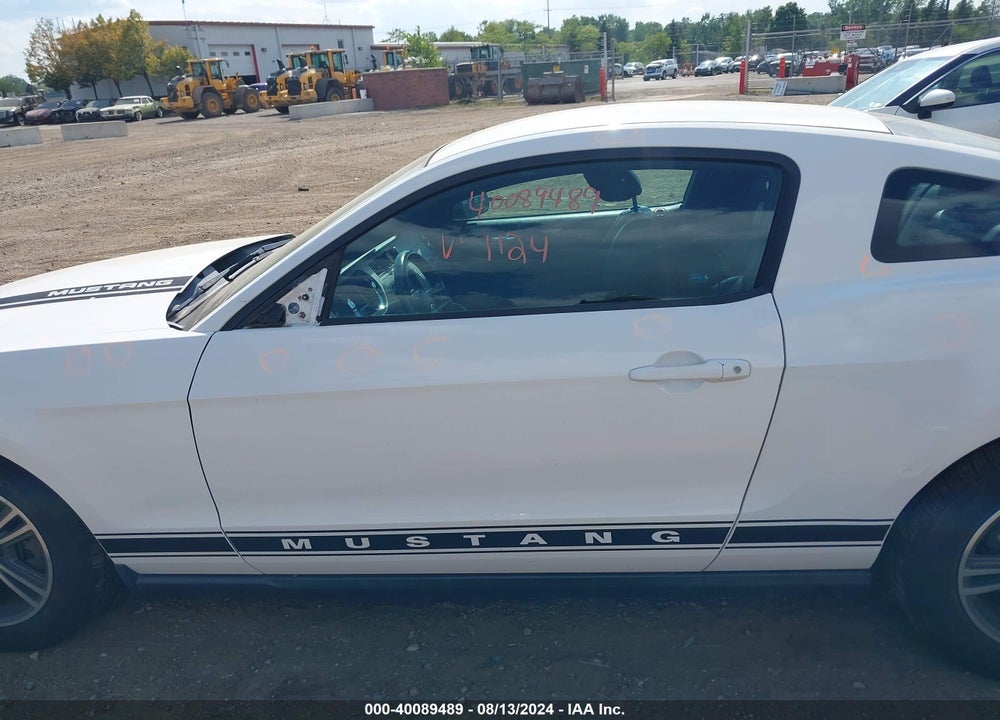 2012 FORD MUSTANG V6 PREMIUM VIN: 1ZVBP8AM7C5211124