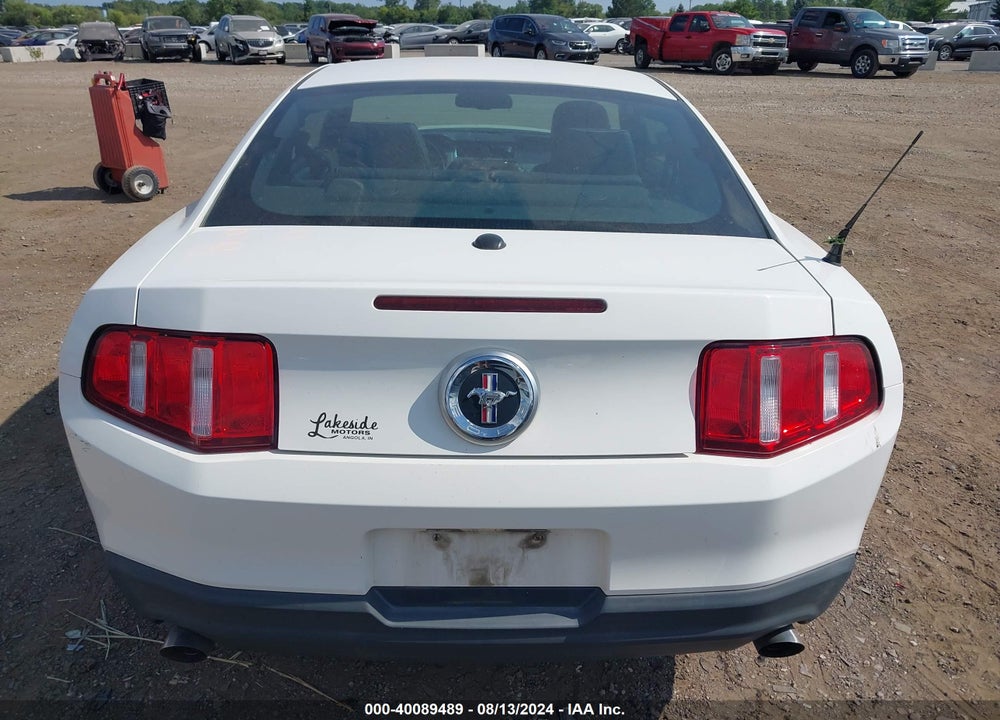 2012 FORD MUSTANG V6 PREMIUM VIN: 1ZVBP8AM7C5211124