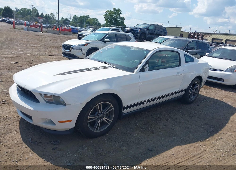 2012 FORD MUSTANG V6 PREMIUM VIN: 1ZVBP8AM7C5211124