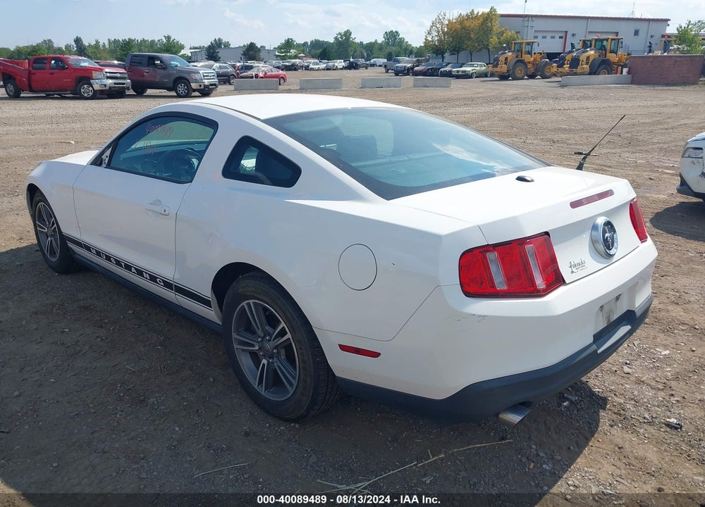 2012 FORD MUSTANG V6 PREMIUM VIN: 1ZVBP8AM7C5211124