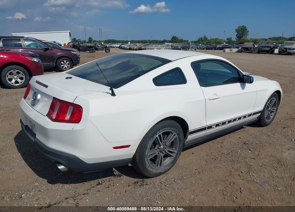 2012 FORD MUSTANG V6 PREMIUM VIN: 1ZVBP8AM7C5211124