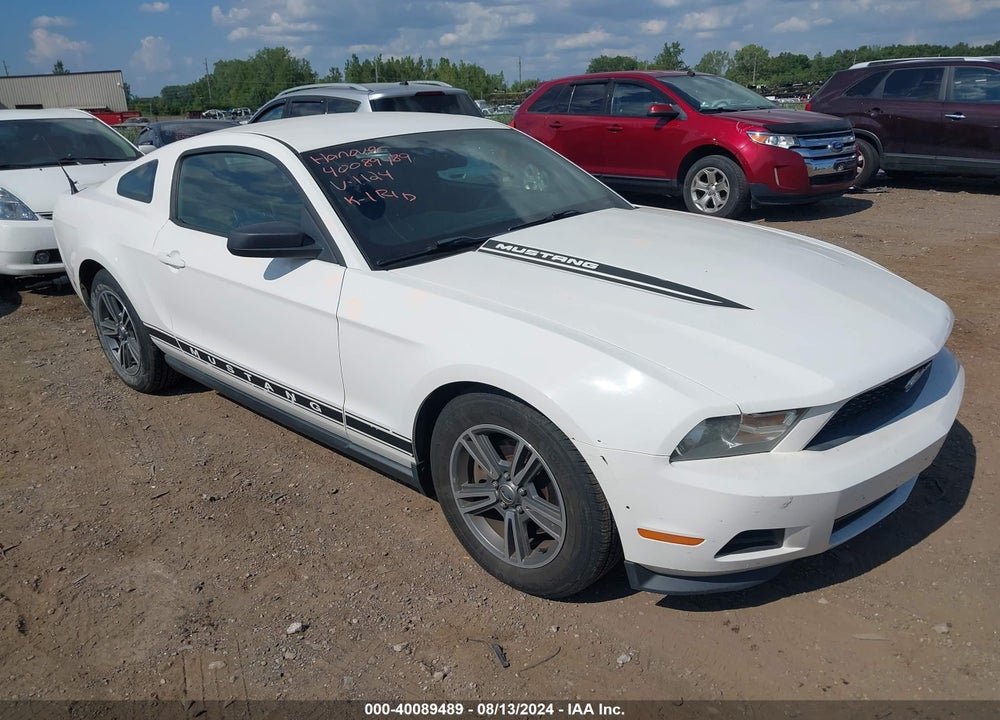 2012 FORD MUSTANG V6 PREMIUM VIN: 1ZVBP8AM7C5211124