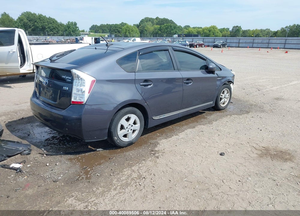2011 TOYOTA PRIUS THREE VIN: JTDKN3DU5B5373260