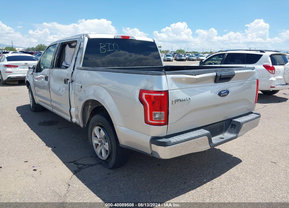 2016 FORD F-150 XLT VIN: 1FTEW1C80GFA17254