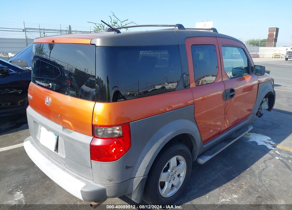 2004 HONDA ELEMENT EX VIN: 5J6YH28694L025963
