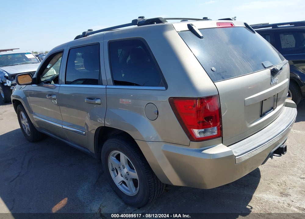 2005 JEEP GRAND CHEROKEE LIMITED VIN: 1J8HS58N95C619270