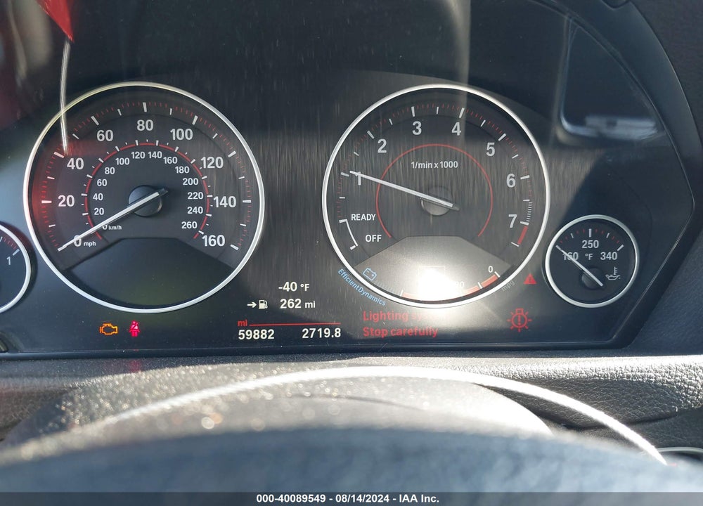 2016 BMW 328I VIN: WBA8E9G5XGNT44777