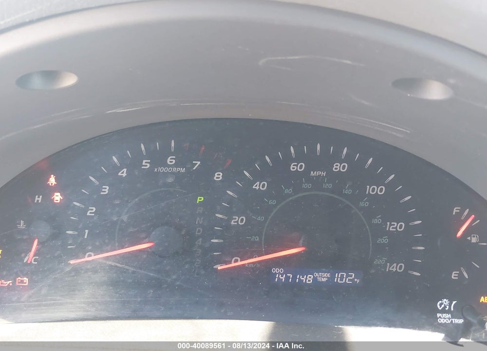 2008 TOYOTA CAMRY LE VIN: 4T4BE46K28R042007