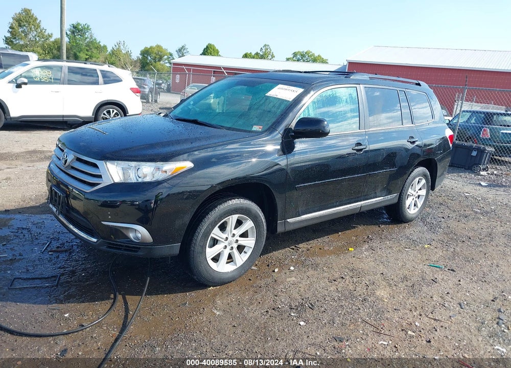 2013 TOYOTA HIGHLANDER SE V6 VIN: 5TDBK3EH5DS276826