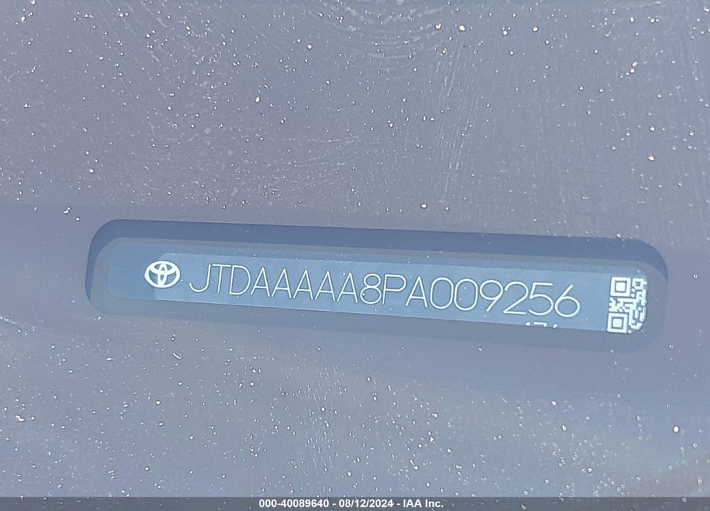 2023 TOYOTA MIRAI LIMITED VIN: JTDAAAAA8PA009256