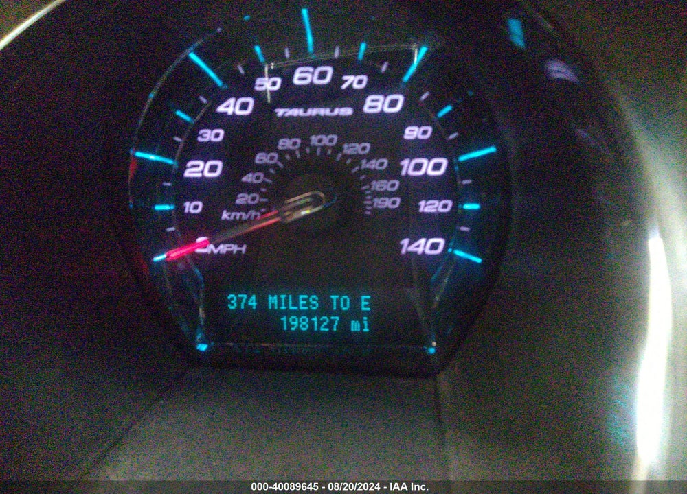 2012 FORD TAURUS SE VIN: 1FAHP2DW6CG102638